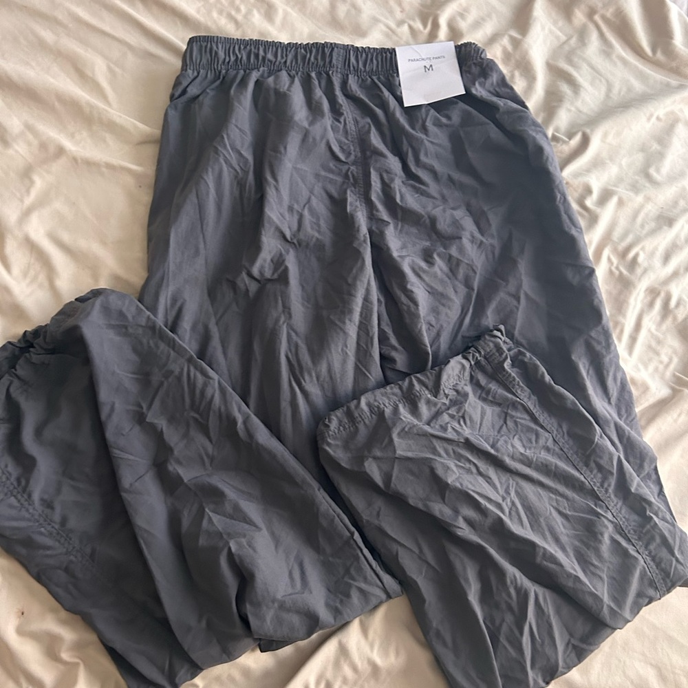 Grey Parachute Pants - Picture 4 of 4
